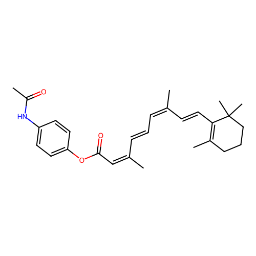 4-(Acetylamino)phenylretinoate structure