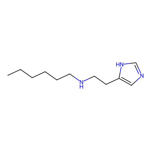 N-[2-(1H-咪唑-4-基)乙基]己-1-胺 structure