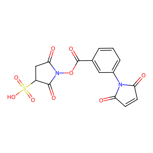 间马来酰亚胺苯甲酰-N-羟基磺基琥珀酰亚胺酯 structure