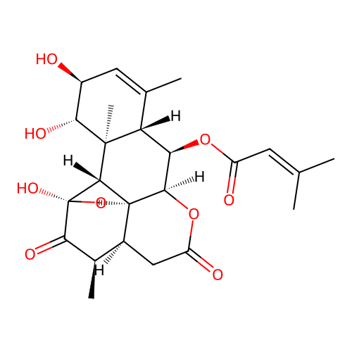 12-Dehydro-6alpha-senecioyloxychaparrin structure