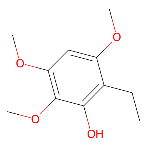 2-Ethyl-3,5,6-trimethoxyphenol structure