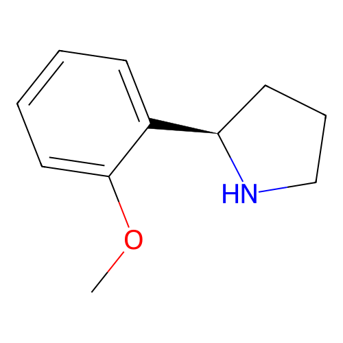 (R)-2-(2-Methoxyphenyl)pyrrolidine structure