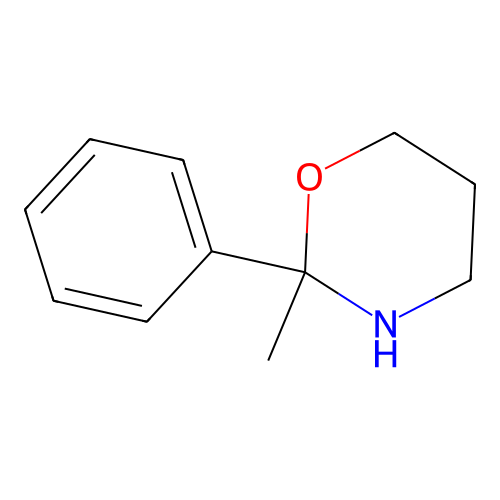 2-Methyl-2-phenylperhydro-1,3-oxazine structure