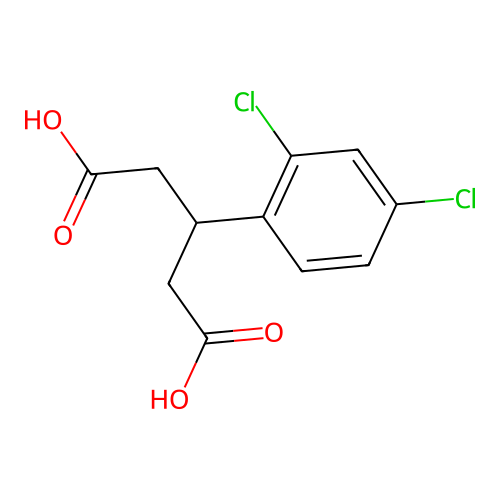 3-(2,4-Dichlorophenyl)pentanedioic acid structure
