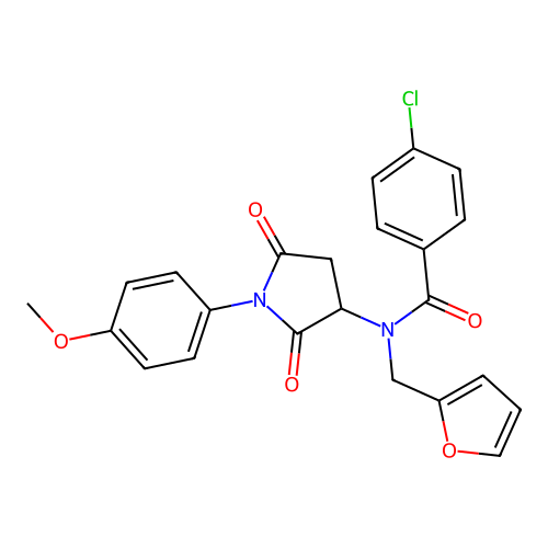 C23H19ClN2O5 structure