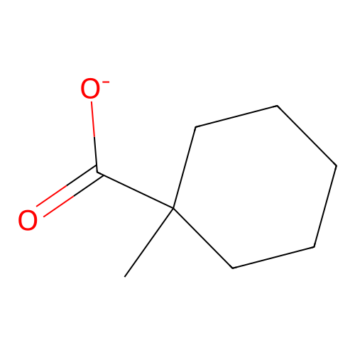 1-Methylcyclohexane-1-carboxylate structure