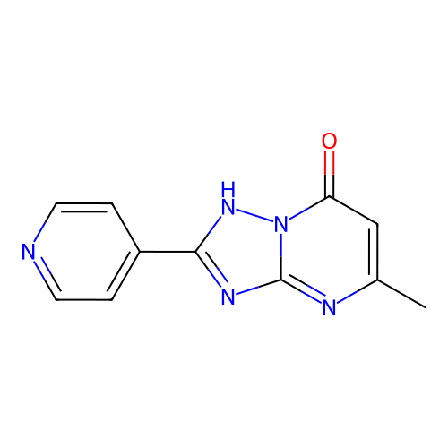 5-Methyl-2-(4-pyridinyl)[1,2,4]triazolo[1,5-a]pyrimidin-7-ol structure