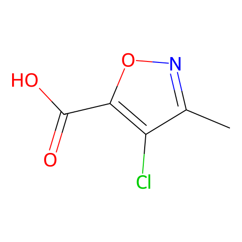 4-Chloro-3-methylisoxazole-5-carboxylic acid structure