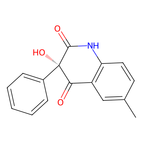 2,3-Dihydroxy-6-methyl-3-phenylquinolin-4(3H)-one structure