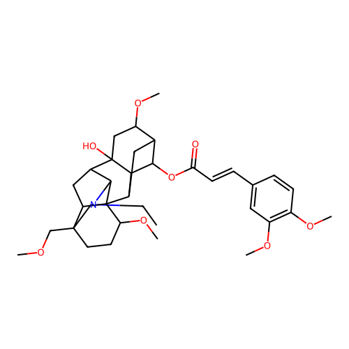 Methylgymnaconitine structure