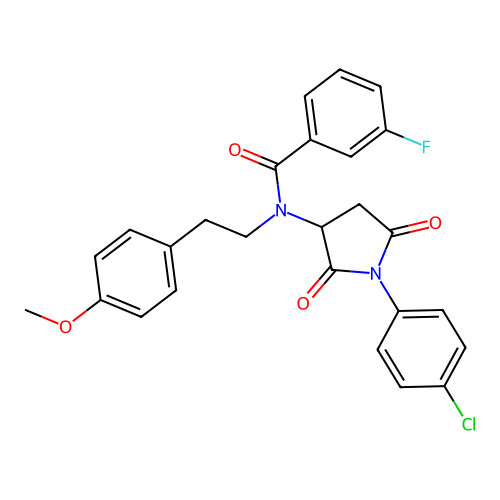 C26H22ClFN2O4 structure