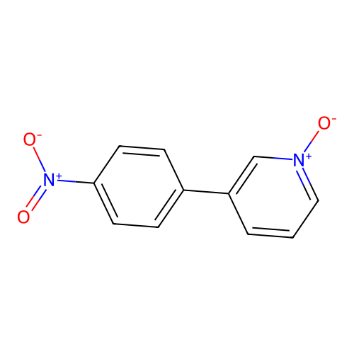 3-(4-Nitrophenyl)pyridine-1-oxide structure