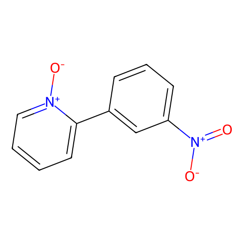 2-(3-Nitrophenyl)pyridine 1-oxide structure