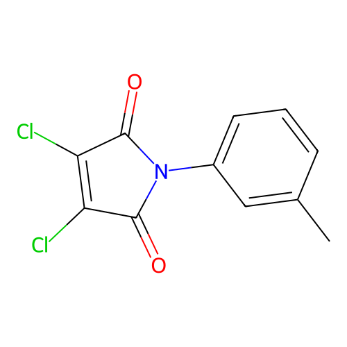 3,4-Dichloro-1-(3-methylphenyl)-1H-pyrrole-2,5-dione structure