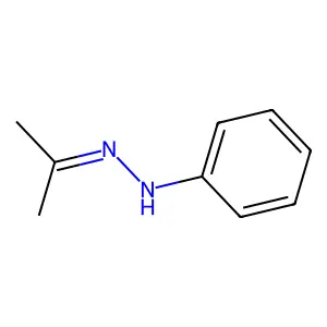 2-Propanone, 2-phenylhydrazone structure