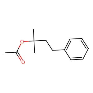 2-Methyl-4-phenyl-2-butyl acetate structure