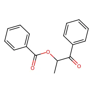 1-Oxo-1-phenylpropan-2-yl benzoate structure