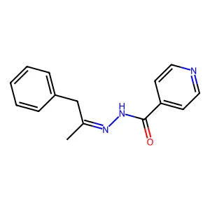 4-Pyridinecarboxylic acid, 2-(1-methyl-2-phenylethylidene)hydrazide structure