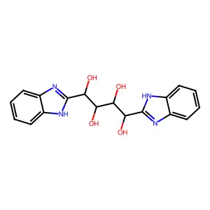 1,4-Bis(1H-benzimidazol-2-yl)butane-1,2,3,4-tetrol structure