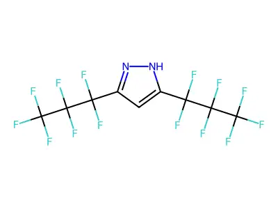 3,5-Bis(perfluoropropyl)pyrazole structure