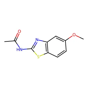 N-(5-methoxy-1,3-benzothiazol-2-yl)acetamide structure