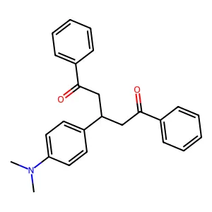 1,5-Pentanedione, 3-[4-(dimethylamino)phenyl]-1,5-diphenyl- structure