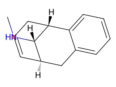 5,6,9,10-Tetrahydro-N-methyl-5,9-methanobenzocycloocten-11-amine structure