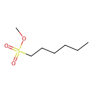 1-Hexanesulfonic acid, methyl ester structure