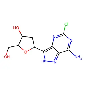 5'-Chloro-2'-deoxyformycin A structure