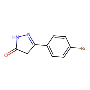 3-(4-Bromophenyl)-1,4-dihydropyrazol-5-one structure