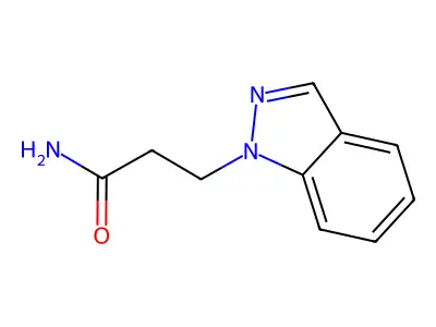 1H-Indazole-1-propanamide structure