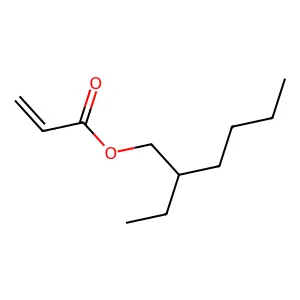 丙烯酸-2-乙基己酯 structure