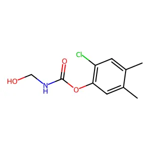 2-Chloro-4,5-dimethylphenyl (hydroxymethyl)carbamate structure