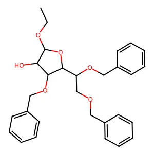 三苄糖苷 structure