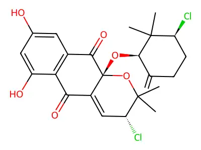 Napyradiomycin B2 structure