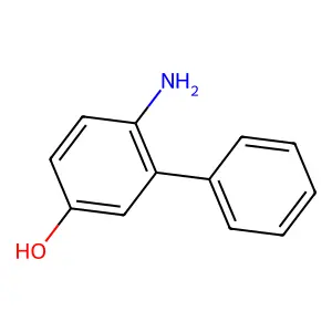 4-Amino-3-phenylphenol structure