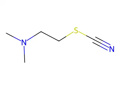 2-(Dimethylamino)ethyl thiocyanate structure