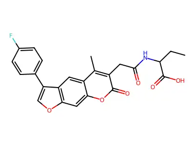 C24H20FNO6 structure