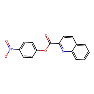 4-Nitrophenyl quinoline-2-carboxylate structure