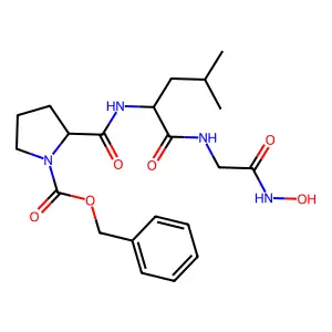 Z-Pro-Leu-Gly hydroxamate structure