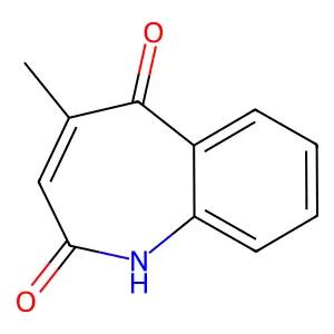 4-Methyl-1H-1-benzazepine-2,5-dione structure