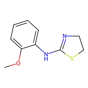 N-(2-Methoxyphenyl)-4,5-dihydro-1,3-thiazol-2-amine structure