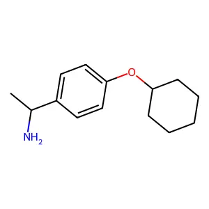 1-[4-(环己氧基)苯基]乙胺 structure