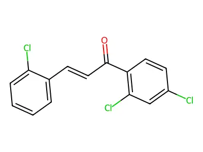 2,2',4'-Trichlorochalcone structure