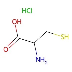 DL-Cysteine, hydrochloride structure