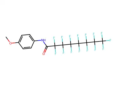 2,2,3,3,4,4,5,5,6,6,7,7,8,8,8-Pentadecafluoro-N-(4-methoxyphenyl)octanamide structure