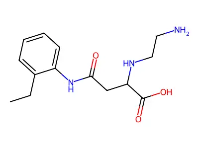 2-(2-Aminoethylamino)-4-(2-ethylanilino)-4-oxobutanoic acid structure
