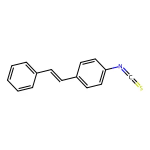 1-Isothiocyanato-4-(2-phenylethenyl)benzene structure