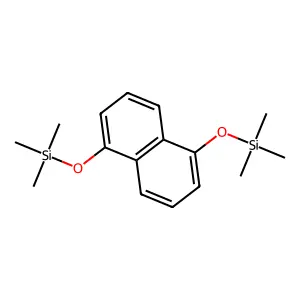 Trimethyl-(5-trimethylsilyloxynaphthalen-1-yl)oxysilane structure