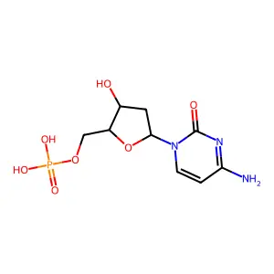 脫氧胞苷單磷酸 structure